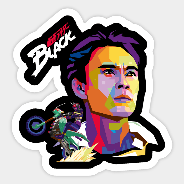 Kamen RIder Black Sticker by difrats